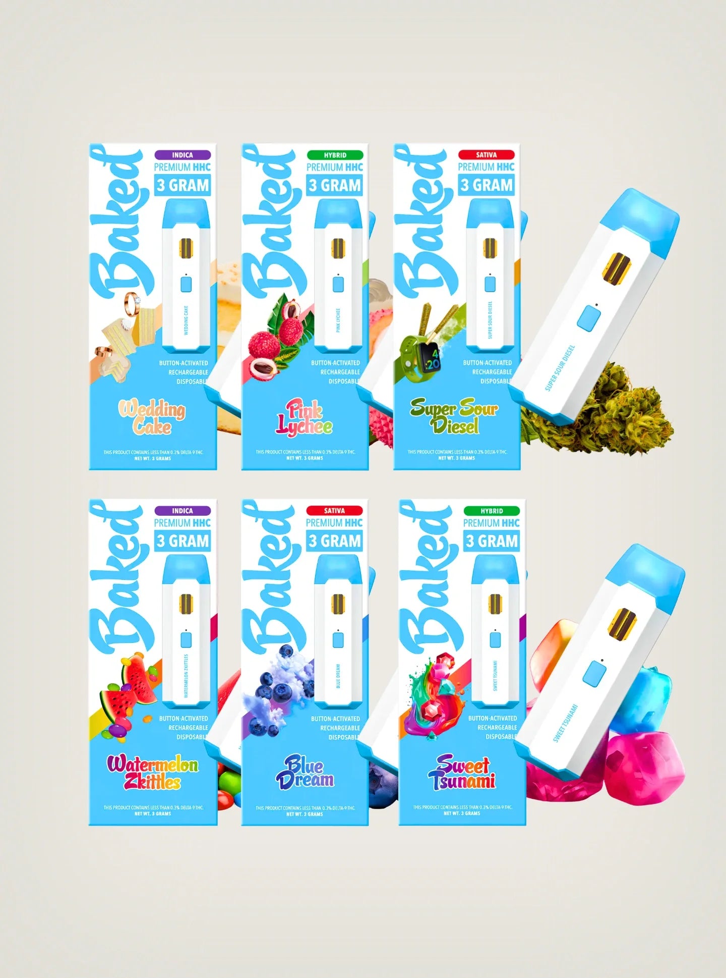 Vape Desechable HHC 3g | Pluma de Wax