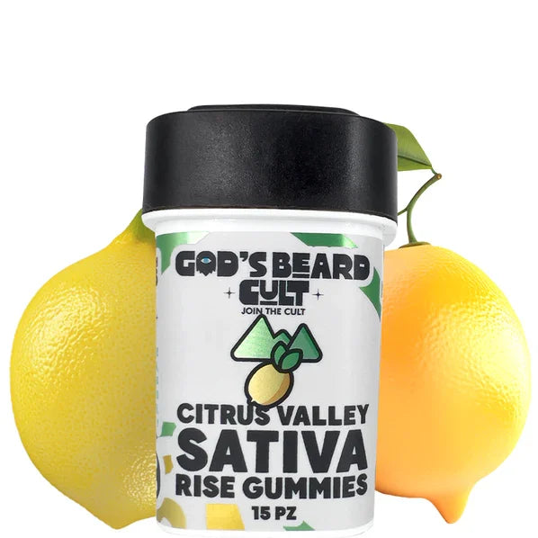 God’s Beard Cult | Gomitas Delta 9 | Citrus Valley THC | 100mg | 15 pz