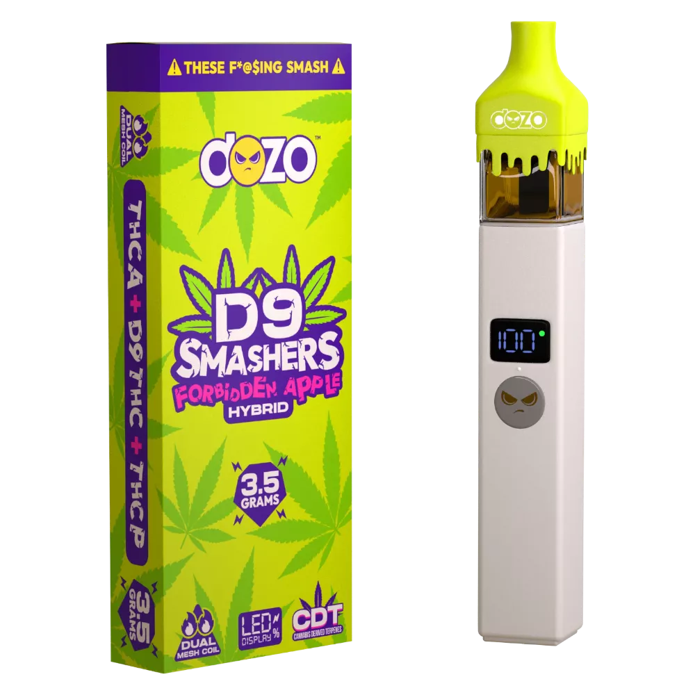Dozo D9 Smashers THC-A | 3.5 gr | Vape Desechable | Pantalla LED