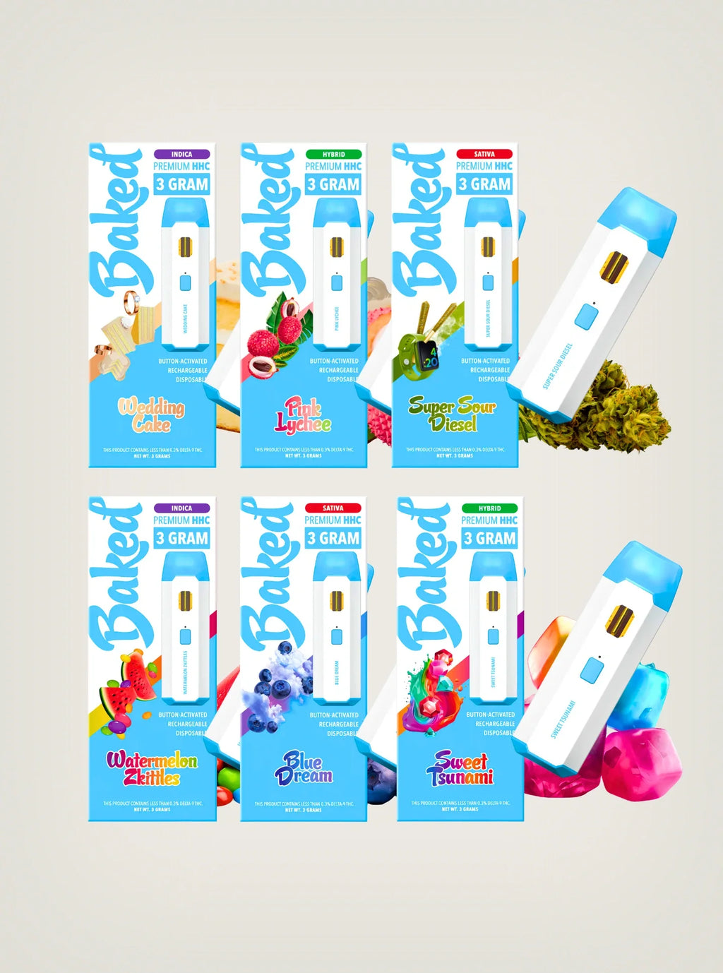 Vape Desechable HHC 3g | Pluma de Wax