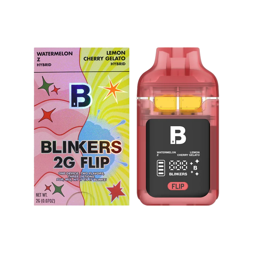 Blinkers | Vape Desechable Flip Dual | Dos sabores en 1 | 2000 ml