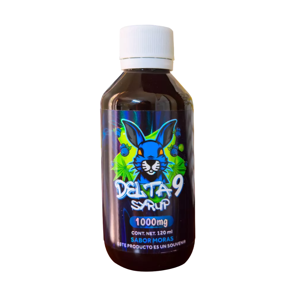 Alive | Jarabe Delta 9 THC 1000 mg | 120 ml – Mora Azul