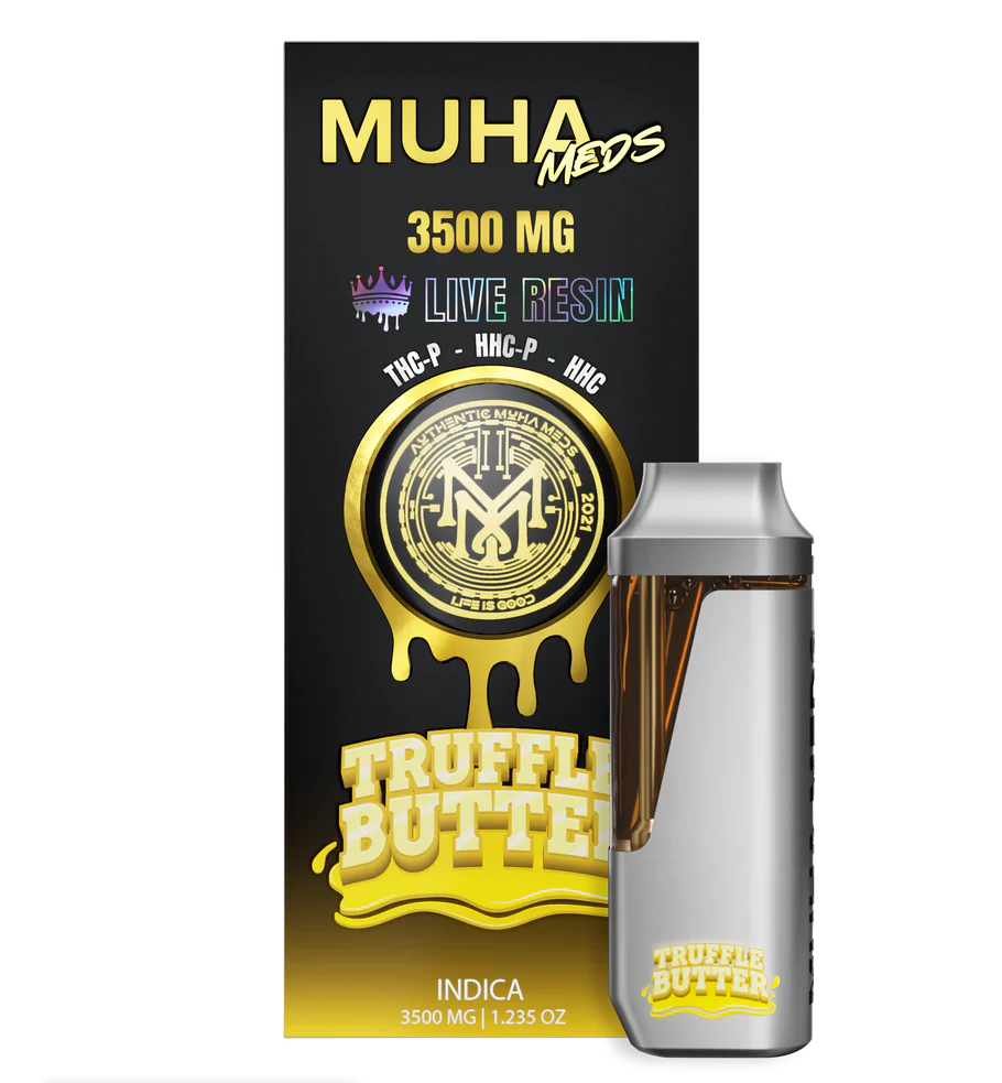 Vape desechable | Muha Meds | THC-P + HHC-P + HHC | Live Resin | 3.5 gr