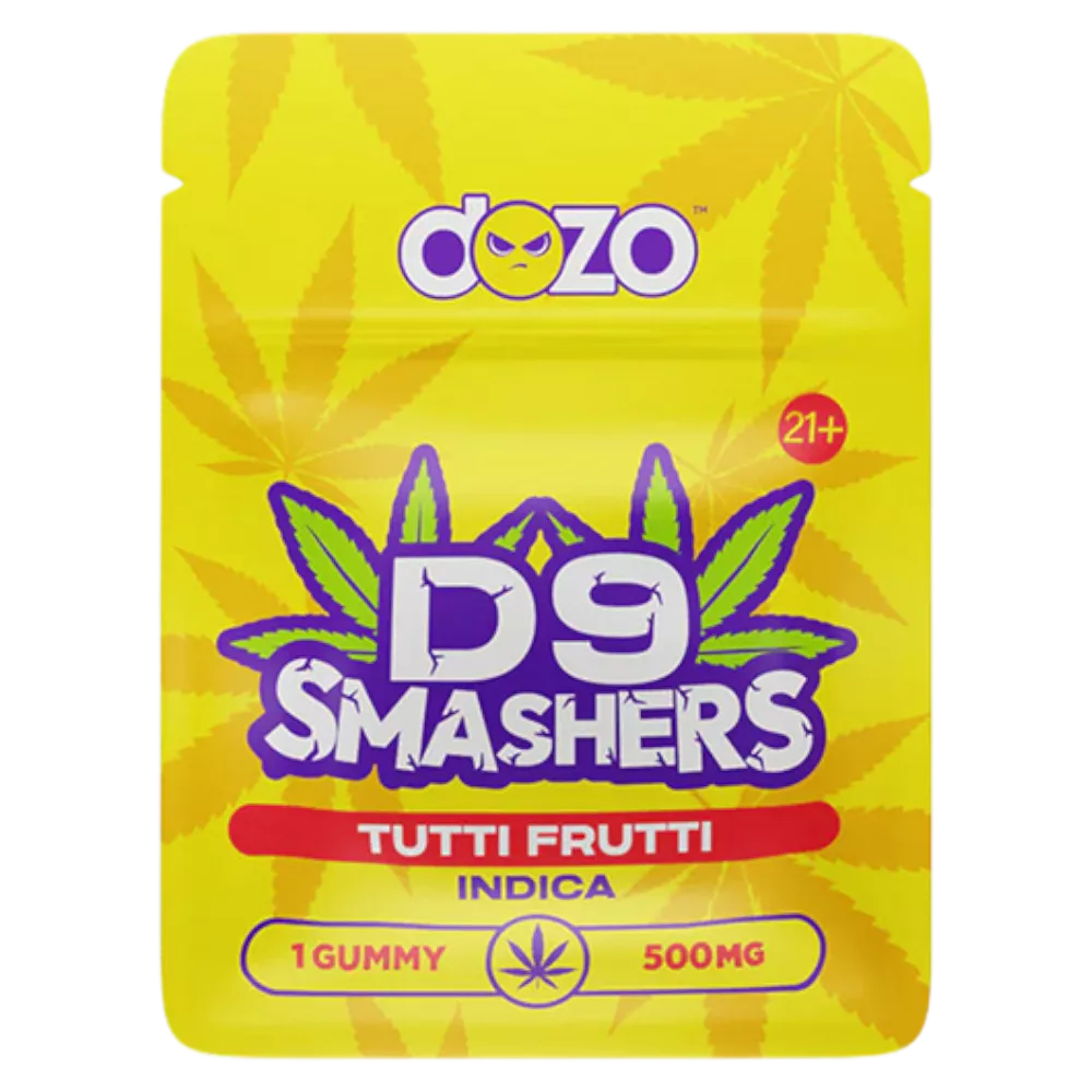 Gomitas Delta 9, Delta 10 Live Resin, HHC, THC-P y THC-JD | DOZO Smashers | 1 pieza | 500 MG