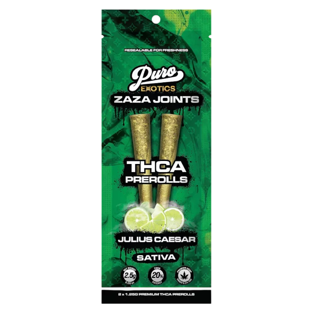 Prerolados | PURO EXOTICS ZAZA Joints | THCA | 2 piezas | 3 gr