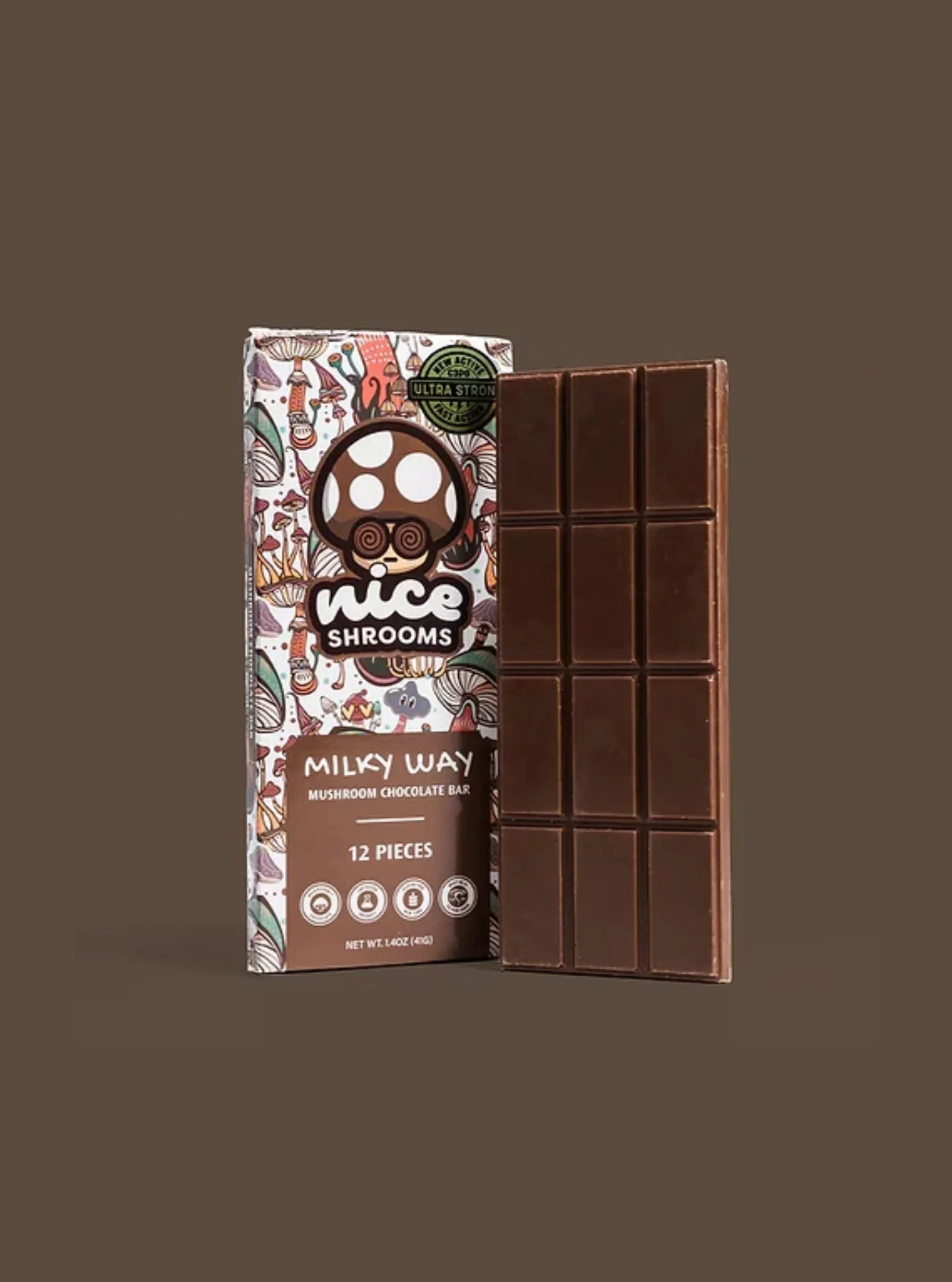 Hongos Mágicos de Chocolate 12pzs