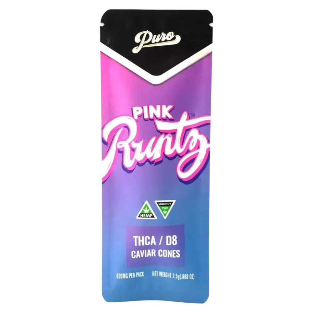 Prerolados | PURO RUNTZ | THCA + D8 + Caviar | 2 piezas | 2.5 gr