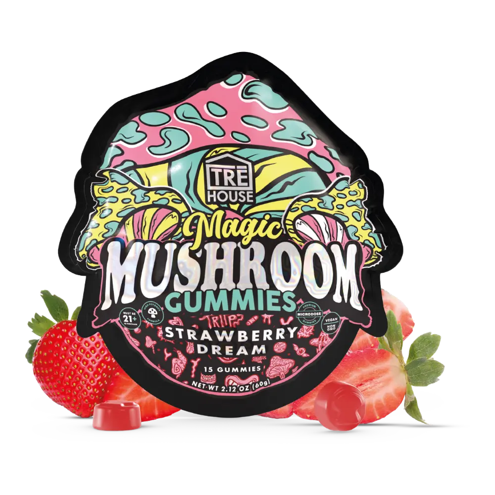 Tre House | Gomitas Hongos Mágicos | 60 gr | 15 piezas